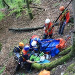 Unter ständiger Spannung - Rettung im abrutschgefährlichen Gelände.